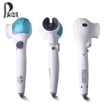 Керамическая завивка паровой спрей бигуди локоны Волшебные локоны для волос гофрированные бигуди профессиональные белые светодиодный Керамический выпрямитель для волос