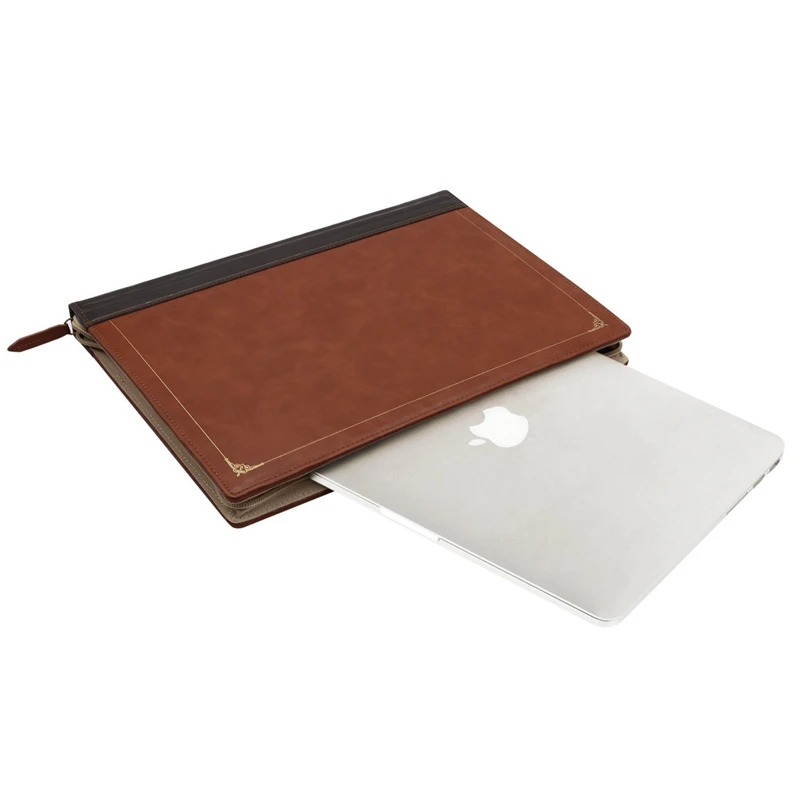Винтажный чехол MOSISO из искусственной кожи для Macbook Air 13 Pro Retina 15 ноутбука с