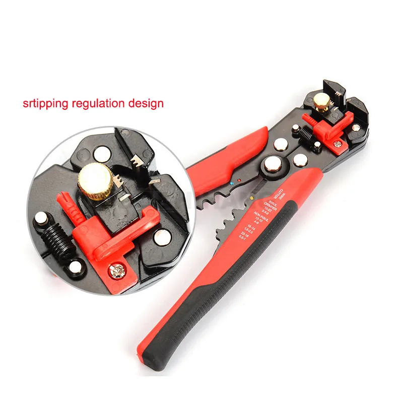 AWG 22-10 (0.5-6.0mm2) Multifunctional Alicate Tool Automatic Stripping Pliers Cable Wire Stripping Crimping Hand Tools DAH018111