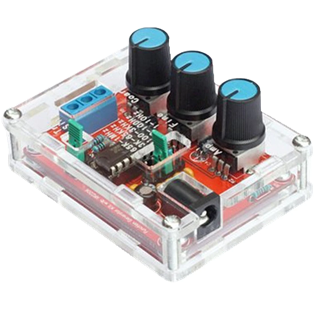 

Function Signal Generator DIY Kit Sine/Triangle/Square Output 1Hz-1MHz Signal Generator Adjustable Frequency Amplitude