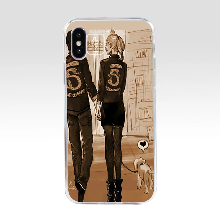 Чехол для телефона 24WE American TV Riverdale мягкий силиконовый чехол из ТПУ iphone 5 5s se X XR XS