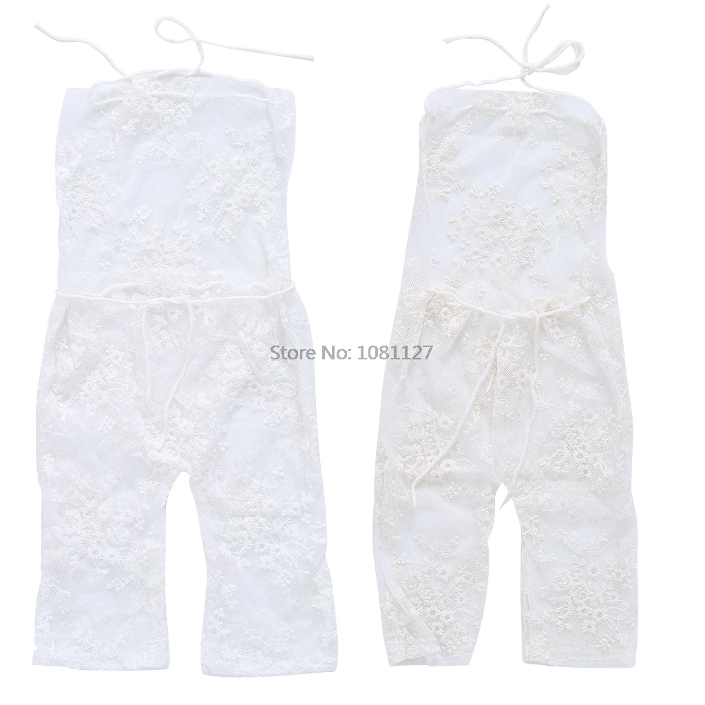 

Newborn Infant Baby Lace Romper Jumpsuit Clothes Photo Photography Prop Outfits