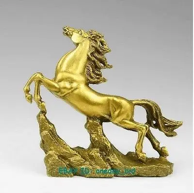 

24"Western Art Copper Bronze Marble sculpture footloose take a walk Horse Statue copper tools wedding Decoration Brass Bronze