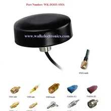 IP67 водонепроницаемая наружная антенна с высоким коэффициентом усиления GSM 3g антенна SMA Прямой кабель RG174