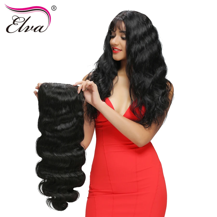 Elva font b Hair b font Glueless Lace Front font b Human b font font b