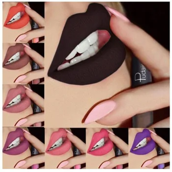 

Pudaier 26 Colors Long Lasting Metallic Lip Gloss Red Velvet Matte Nude Liquid Lipsticks Cosmetic Women Fashion Lips Makeup Gift