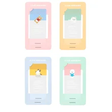 48 шт./партия милые домашние закладки мультяшная кошка собака прозрачная Закладка держатель страницы подарок Канцтовары офисный школьный принадлежности A6552