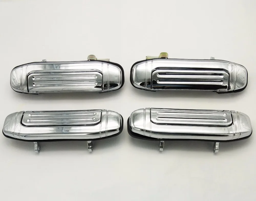 Sktoo набор/4 шт. дверные ручки покрытие для Mitsubishi MONTERO PAJERO V46 V31 V32 V33 6470 6473 2030 части(позолоченный металл
