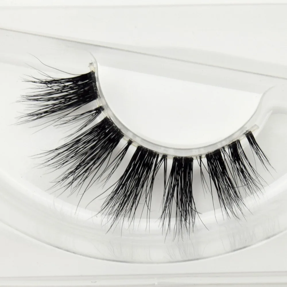 

Mink Eyelashes Invisible Band False Eyelash Hand Made Fake Lashes Winged Mink Eyelashes Beauty Maquillaje Profesional Lashes