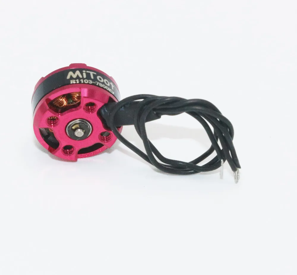 4 шт./лот Mitoot 1103 7800kv 2-3s миниатюрный бесщёточный электродвигатель для RC, на рост 80, 90, 100 мм 120 мм Мини многовинтового дрона