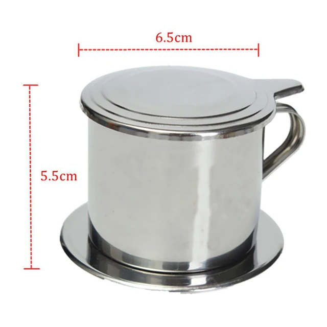 Stainless Steel Coffee Drip Filter Pot Maker Infuser Strainer Stainless Steel Coffee Drip Filter Pot Maker Infuser Strainer Cup Set For Coffeeware Tools 5