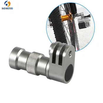 

Fixed Bracket Bicycle Axle Wheel Hub Bracket For Gopro Hero 8 7 6 5 4 3 Sjcam xiaomi YI Dji Osmo Action Camera Accessories