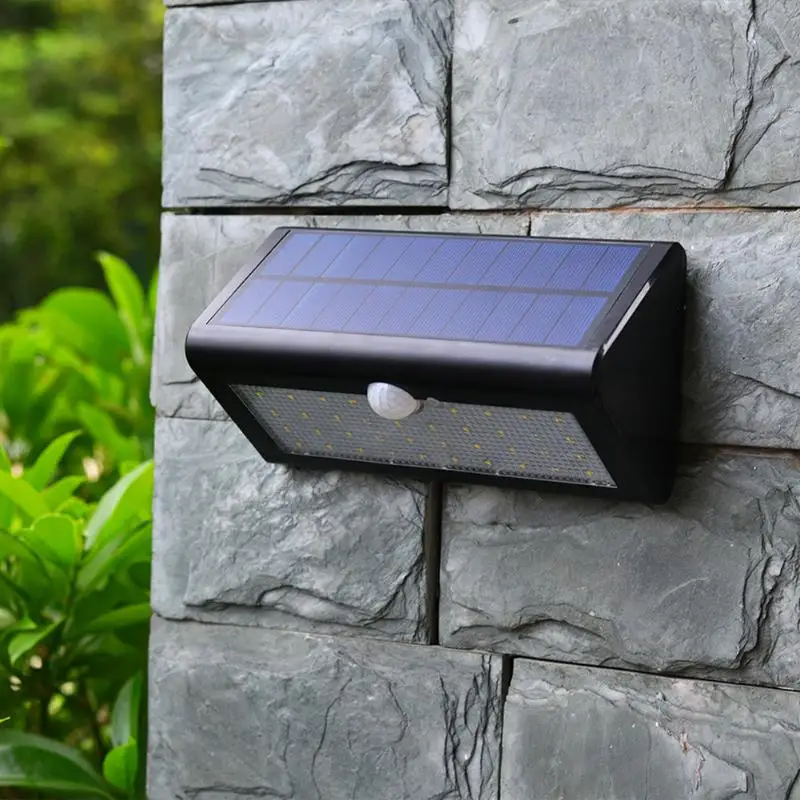 

48 LED Solar Light PIR Motion Sensor Wall Lamp Security Outdoor Lighting Waterproof IP65 2835 SMD LED Garden Lamp for Pathway