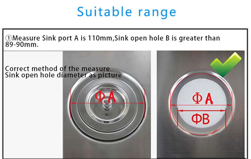 ralo de pia de 110mm com mangueiras