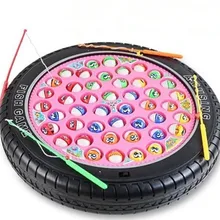 Шины шаблон рыболовная игрушка игра для детей Один шт случайный цвет