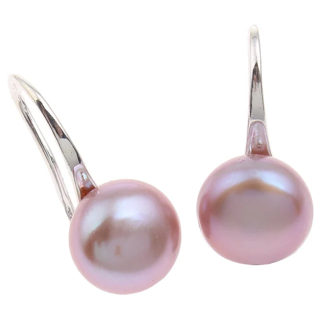 2017 Korean Fashion Trend Women Purple Pearl Bride Silver Earrings 2017 Korean Fashion Trend Women Purple Pearl Bride Silver Earrings Jewelry Orni Donna S