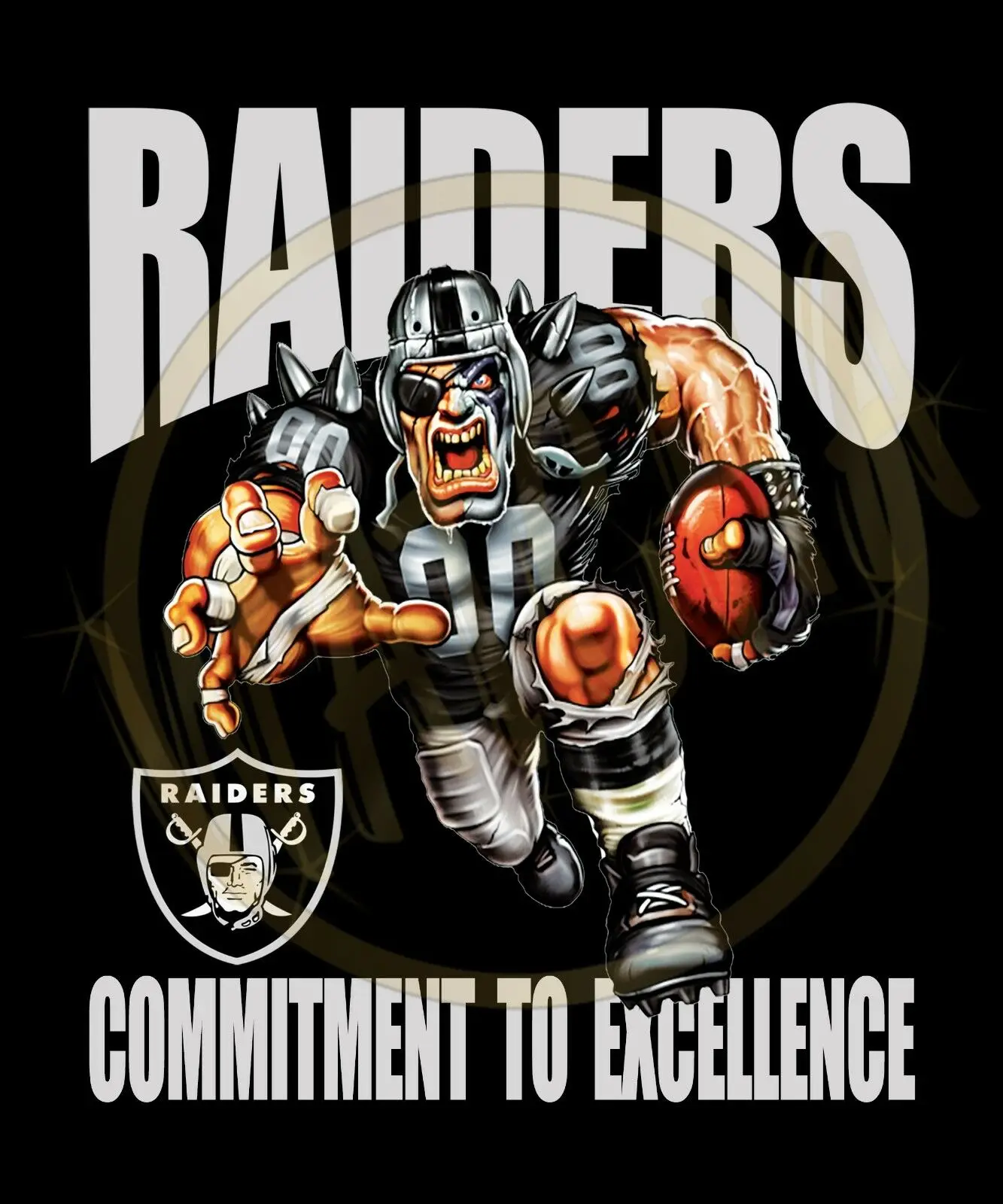 

Raiders Running Man Football Image Men's T-Shirts