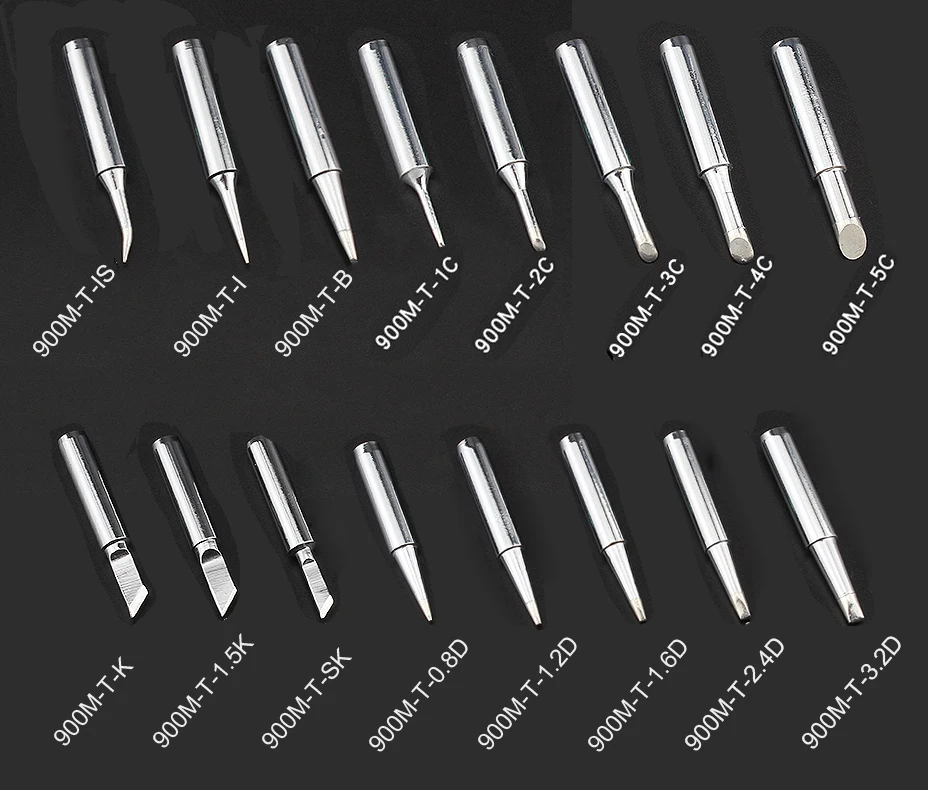10 шт./лот без примесей свинца и сменные 900M-T жало паяльника для паяльная станция