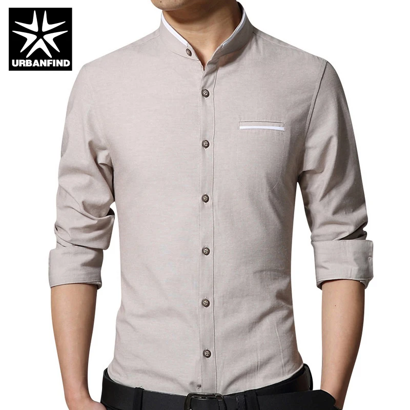 Hot Sale Solid Color Men Dress Shirts 4 Colors Large Size M 5XL Slim