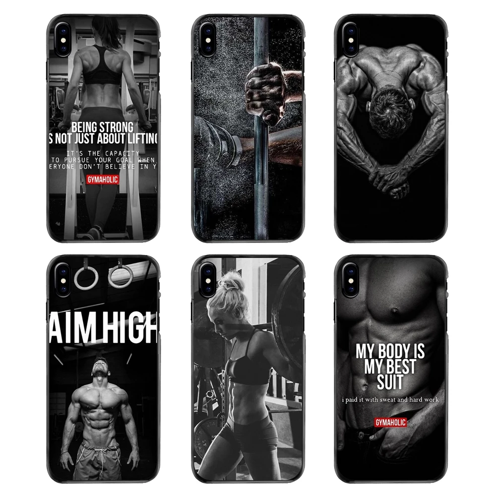 Gymaholic бодибилдинг тренажерный зал фитнес-плакат для Samsung Galaxy A3 A5 A7 A8 J1 J2 J3 J5 J7