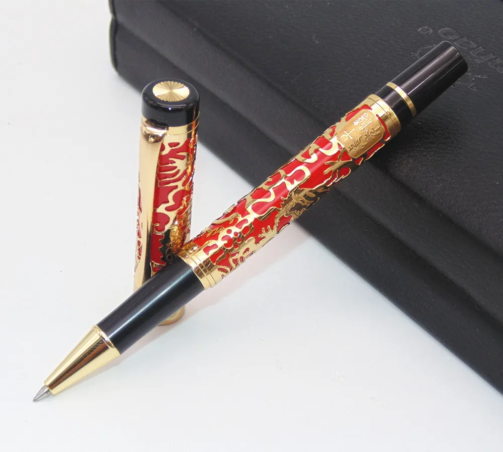 JINHAO 5000 Red Century Dragon Color Business office Nib Medium