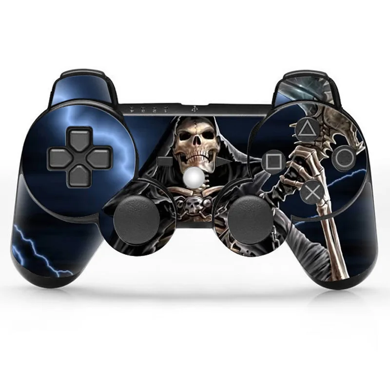 Skin Sticker Cover PS3 PlayStation 3 Slim E 2 Skin Controller - Foto 3