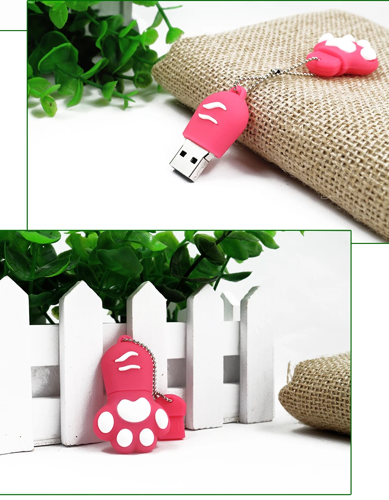 Мини USB флэш-накопитель милый резиновый розовый синий белый 8 ГБ 16 ГБ 32 ГБ USB флэш-накопитель карта памяти, Флеш накопитель цифровой USB накопитель