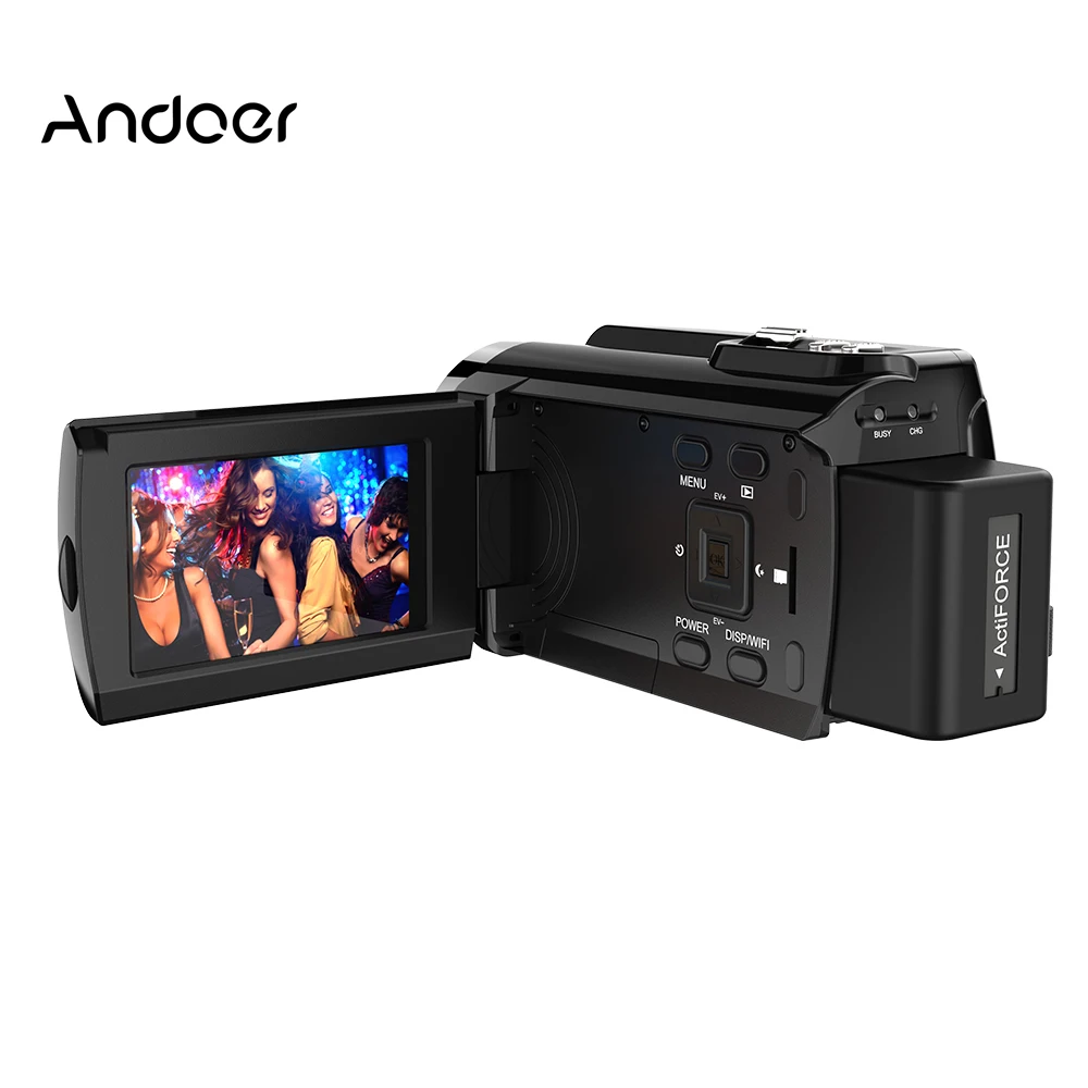 New Andoer HDV-534K 4K 48MP WiFi Digital Video Camera 3inch Capacitive Touchscreen IR Infrared Night Sight 16X Zoom | Электроника