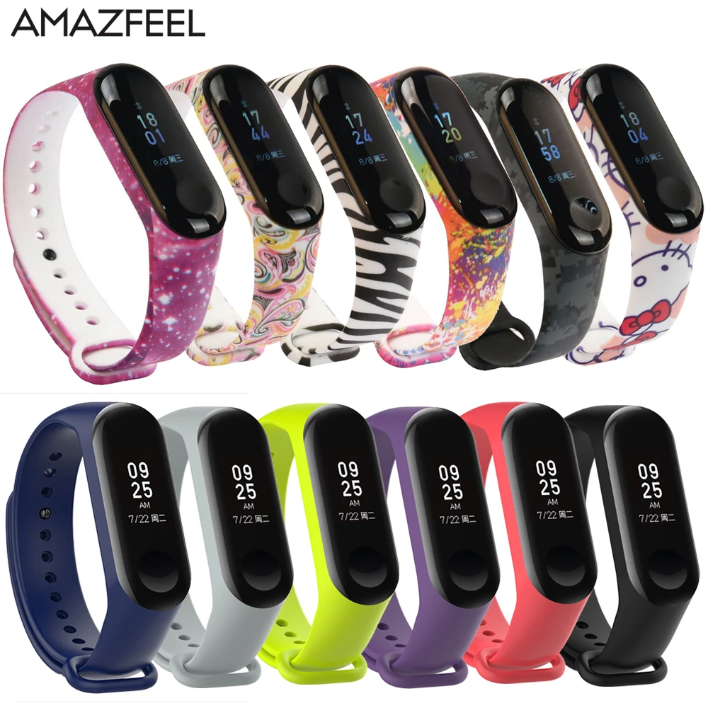 

100Pcs/Pack For Mi Band 3 Strap Miband 4 Wrist Strap silicone Mi Band 4 3 Wristband Replacement Miband 3 4 Bracelet Silicone