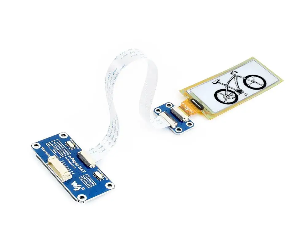 

2,9 дюймовая Гибкая шляпа для электронных чернил Waveshare для Raspberry Pi