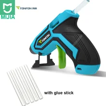 XIAOMI Tonfon,, 3,6 В, беспроводные Пистолеты для горячего клея, USB перезаряжаемые с 10 клеями, клеевые палочки, Клеевые пистолеты, комплекты