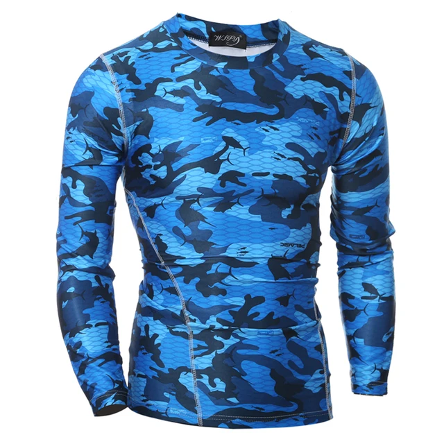 2 colors Mens Casual T shirt Long Sleeve Quick Drying gymnasium