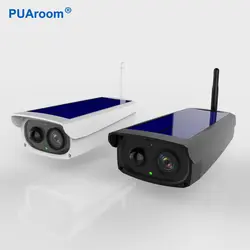 PUAroom 2018 горячие продажи открытый водонепроницаемый усиленный солнечной энергией Камера Безопасности HD ночного видения домашний монитор