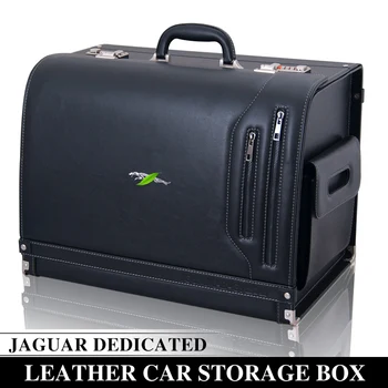 

Dedicated to Jaguar storage box XFL/XEL F-PACE XJ car leather storage box trunk storage box high-end leather car sorting bag