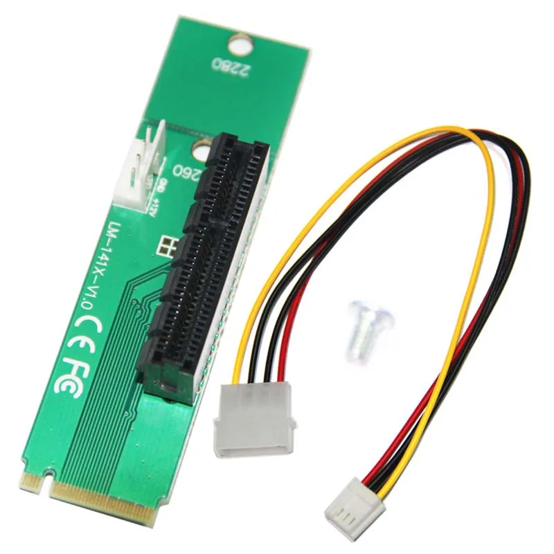 Карточка для майнинга карта памяти M.2 NGFF на PCI E X4 адаптер настольного ПК|pci-e x4|ngff