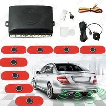 Car 8pcs Original Sensors 16 5mm Reverse Backup Radar 4 Front 4 Rear Beep Alarm Parking