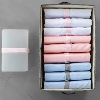 

5 Pcs Convenient Lazy Clothes Stacking Board 3 Folds Dressbook Clothes Organizer Foldable Organizador de ropa RT99