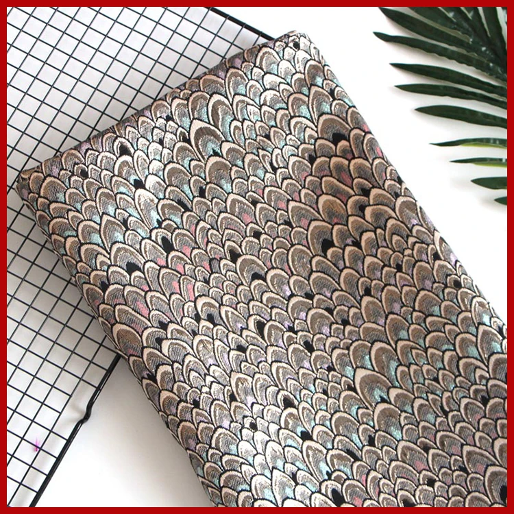 SMTA хлопчатобумажная ткань Лоскутная Ткань счетчиком одежды Войлок для вышивки имитация шелковой парчи 50*145 см