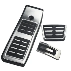 Car Sport Foot Pedals For Audi A4 B9 Avant A5 F5 FY 2016 2017 2018 2019 Fuel Brake Footrest Pedal Cover Pads Auto Accessories