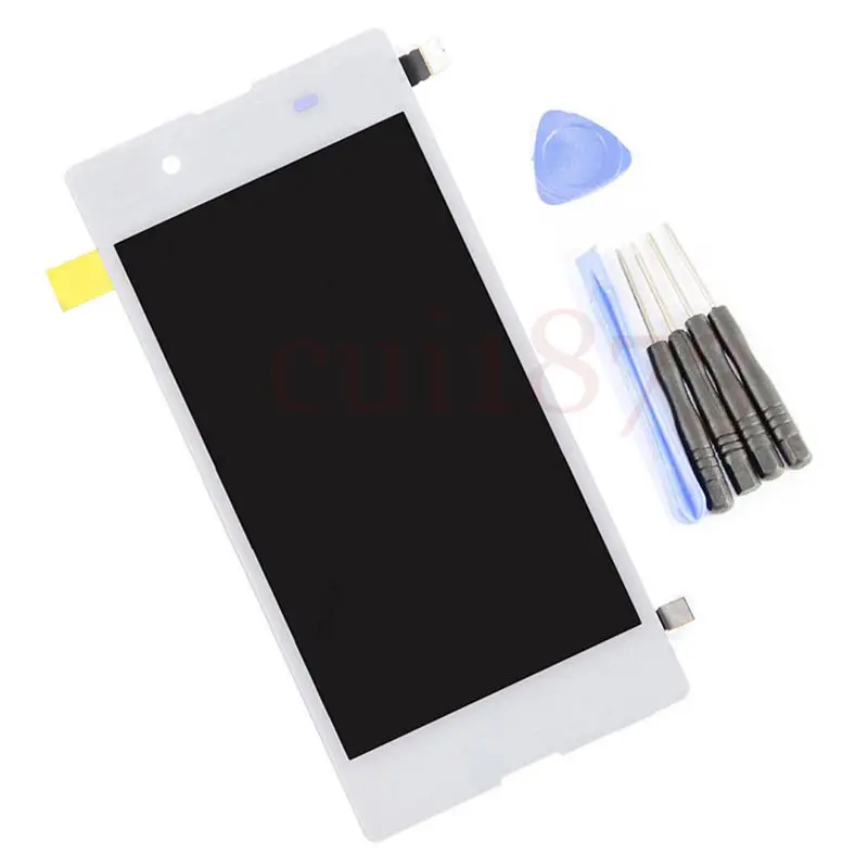 

Free shipping top quality LCD Touch Screen Digitizer Assembly For Sony Xperia E3 D2203 D2206 D2243 white with tools