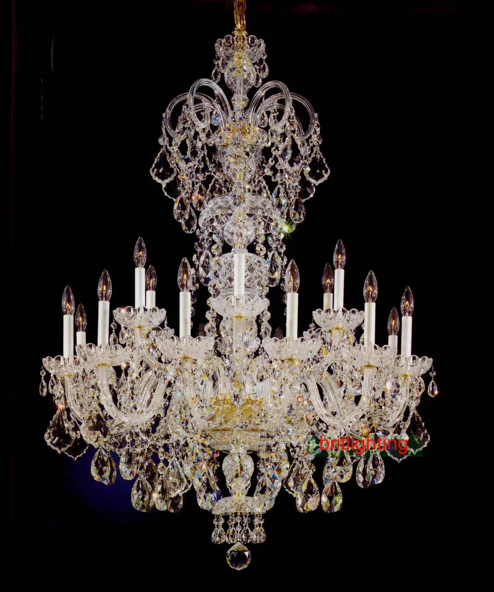 Buy Large crystal chandelier entrance hall lighting