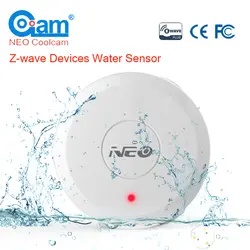 НЕО Coolcam Умный дом Z-Wave плюс потока Сенсор Совместимость с Z-Wave Сенсор Сигнализация утечки воды домашней автоматизации системы