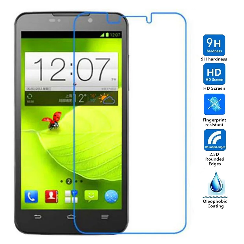 Tempered Glass Film Screen Protector For ZTE Grand Memo / N5 / U5