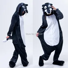 Wolf Onesies Pajamas Jumpsuit Hoodies Adults Cosplay Kigurumi Costumes for Halloween and Carnival