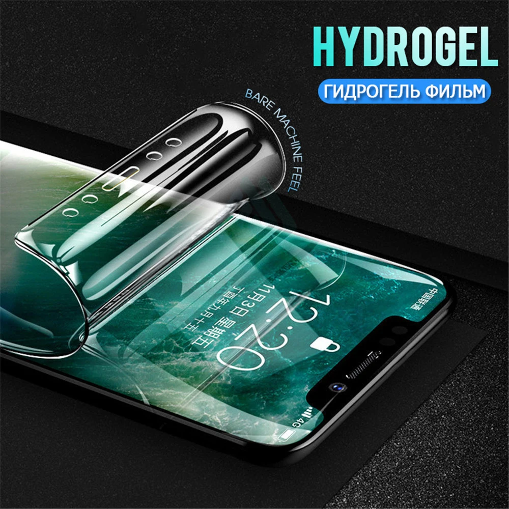 

3D For iPhone X 8 7 6 6S Plus Soft Hydrogel Film Full Cover Screen Protector For iPhone XS Max XR X 8 Plus Protective Not glass