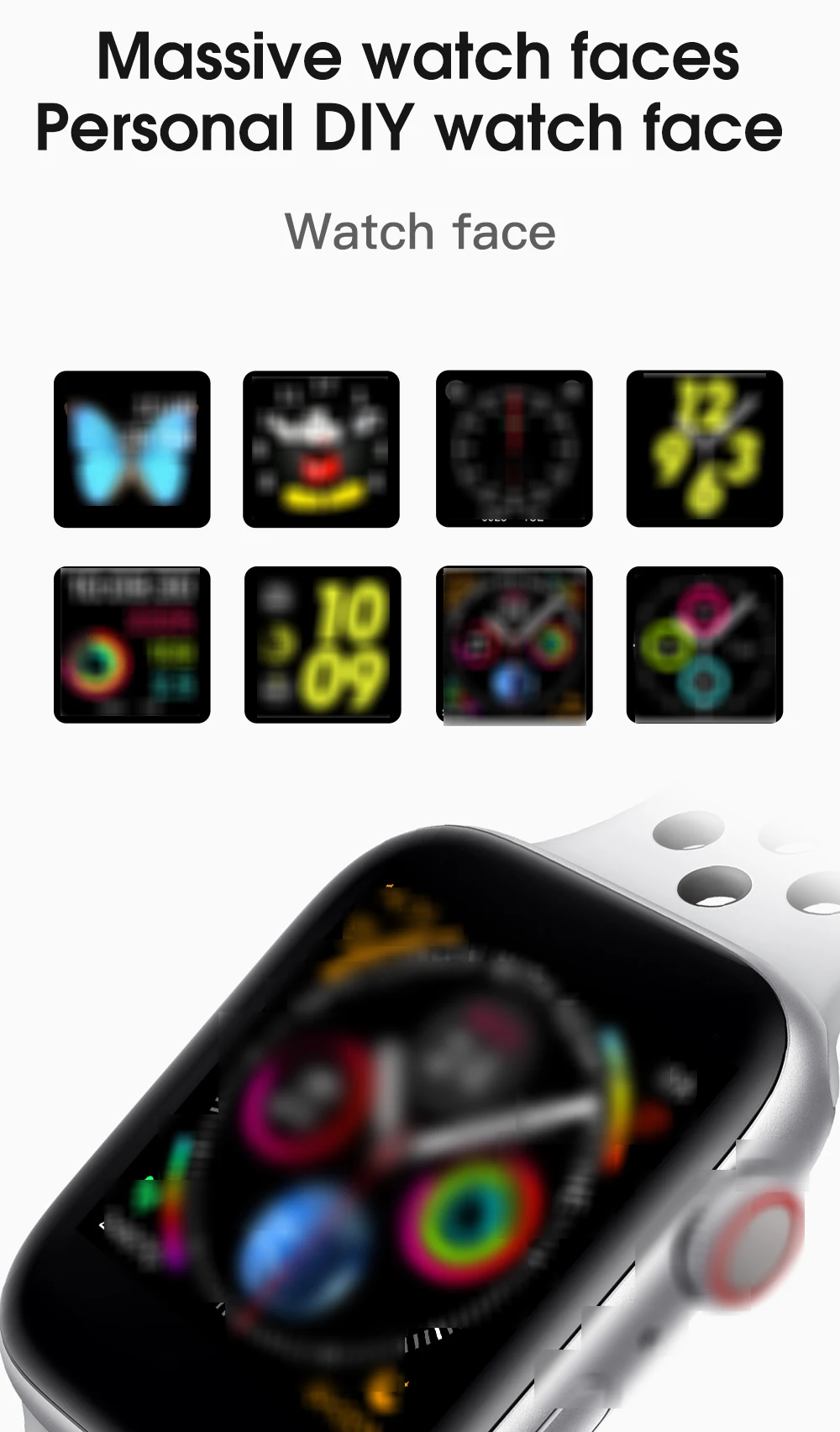 OGEDA Новые водонепроницаемые мужские и женские Bluetooth Смарт-часы серии 4 Смарт-часы для Apple iOS iPhone Xiaomi Android смартфон