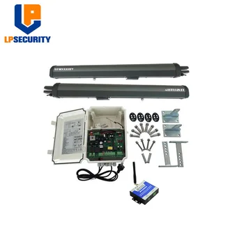 

LPSECURITY 24V DC Powered Remote Control Gate Openers & Closers for Driveway Gates 250KG 2.5M per leaf