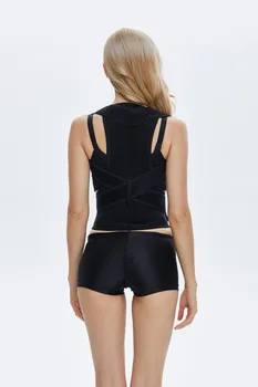 

Adjustable Back Brace Posture Corrector Back Support Shoulder Belt Lumbar Spine Support Belt Posture Correction For Adult