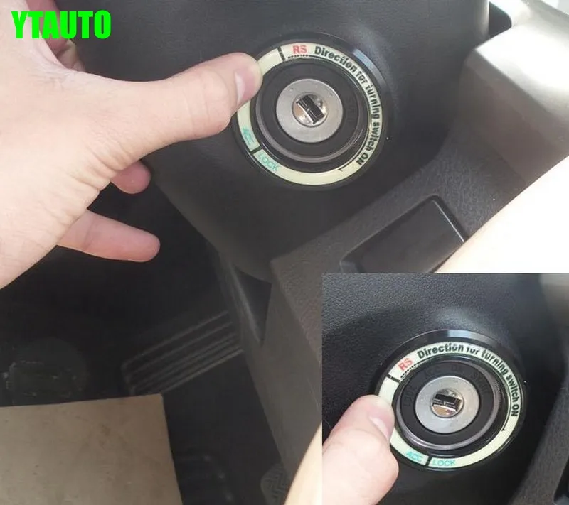 Светящаяся крышка ключа зажигания декоративное кольцо для Hyundai elantra ix35 solaris i30