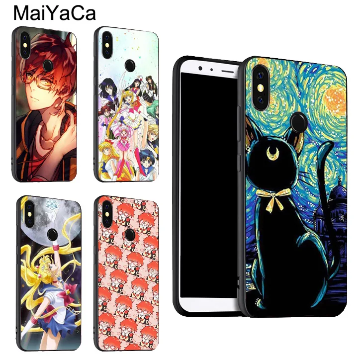 

MaiYaCa Mystic Messenger Sailor Moon Phone Case For Xiaomi Redmi 6 6A S2 4X 5Plus Note 7 5 Pro 5A Mi 6 9 8 SE 6X A2 MAX 2 3 K20
